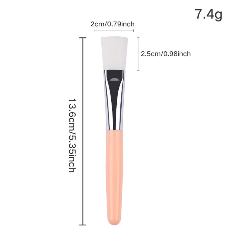 4PCS Travel Friendly Makeup Brushes Soft Synthetic Fibers Professional Cosmetic Tools Compactly Mask Applicators