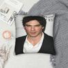 Damon Salvatore Printing Pillowcase Cushion Cover  Pillow Covers Warm Home Decor Zippered Multiple Sizes