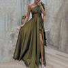 2025 New Cross-border Foreign Trade Independent Station Women's Elegant Dress Autumn Fashion European and American Foreign Trade Loose Dress