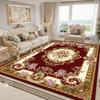 European Flower Decor Carpets Luxury Rugs for Living Room Sofa Area Anti-slip Home Bedroom Lounge Rug