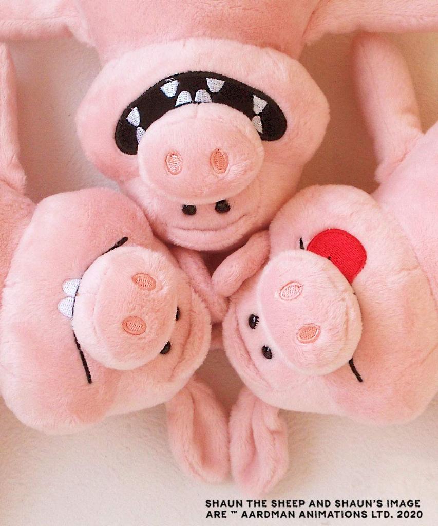 Niki Shaun the Sheep Plush Toy Mischievous Pig Classic "laught" 25cm Shaun the Sheep Gift Pig Pig Prank Mischievous Pig Present Gift Gift Shaun Clay