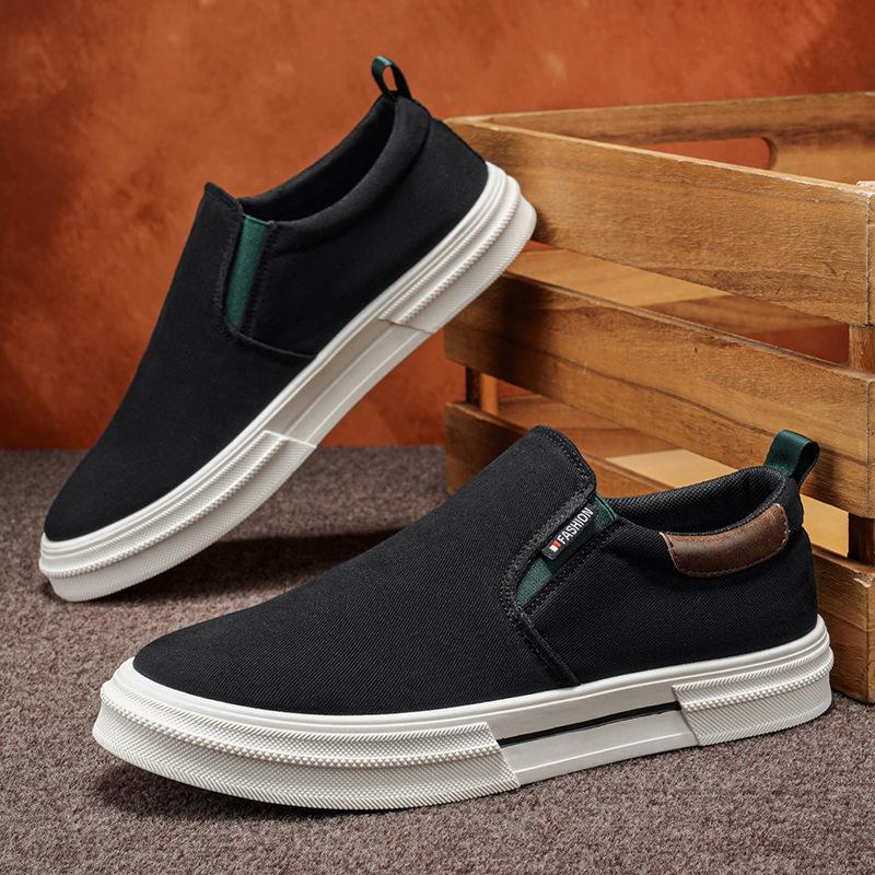 Spring New Men'S Old Beijing Cloth Shoes Casual Versatile Men'S Classic Canvas Shoes Casual Comfortable Footwear For Male
