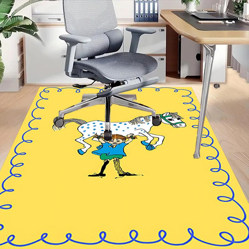 1PC Girl Horse Extra Large Non Slip Floor Carpet, Office, Family, Bedroom, Studio Large Area Rug Indoor Rugs