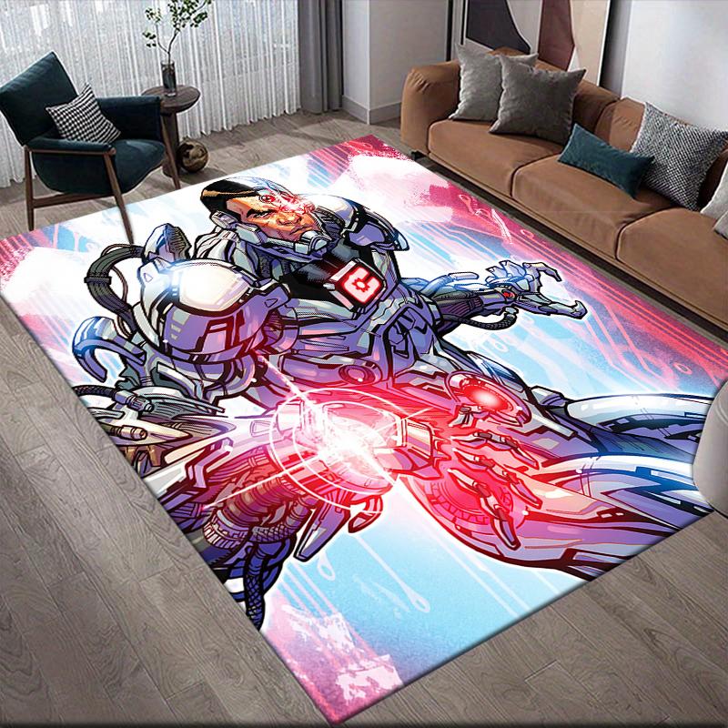 Cyborg Square Area Rug, Non-Slip Floor Mat for Home Bedroom, Perfect Gift for Fans.chl
