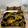 Chains Baroque Pattern Bohemian Bedding Set Small Single Twin Double Queen King Size Bed Linen Set for Adults Kids Quilt Cover