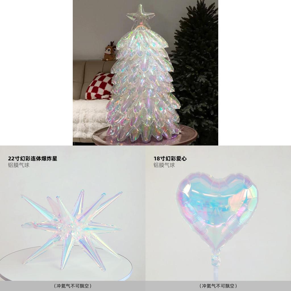 Large Crystal Christmas Inflatable Balloon Festive Decor For Holiday Celebrations