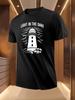 Light In the Dark Lighthouse & Birds Graphic - Breathable Polyester T-shirt
