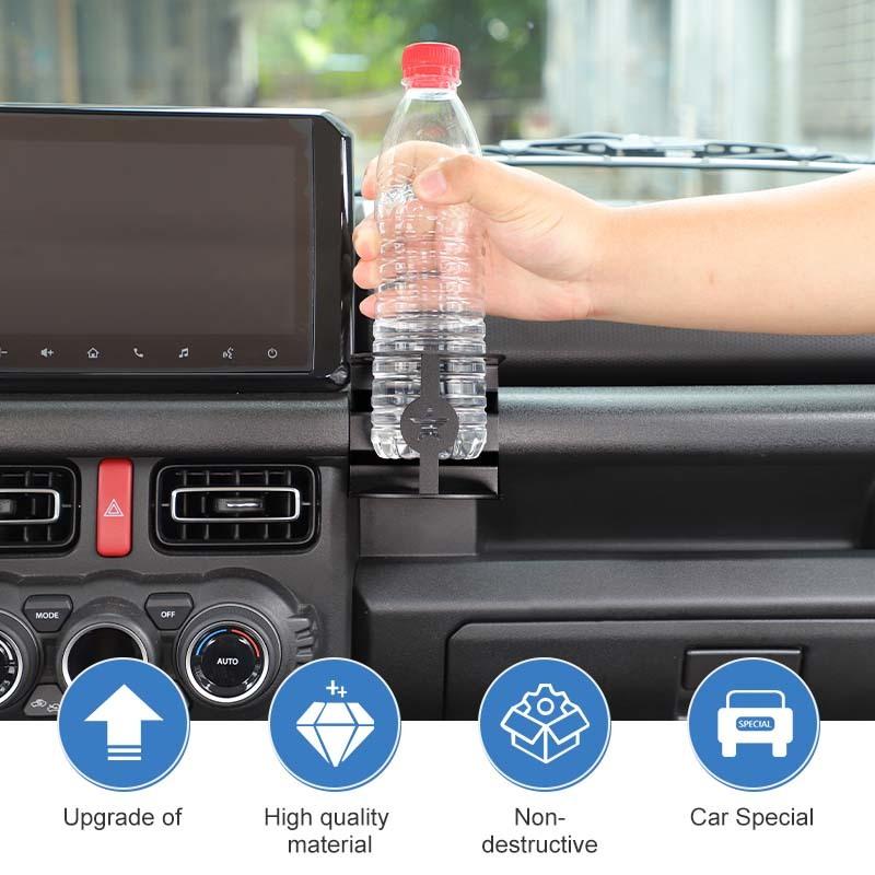 Metall Multi-funktionale Wasser Tasse Halter Halterung Rack Unterstützung Für Suzuki Jimny 2019 Up Innen Zubehör