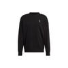 Juventus Graphic Print Loose Fit Crew Neck Football Sweatshirt Men Tops Black HD8866