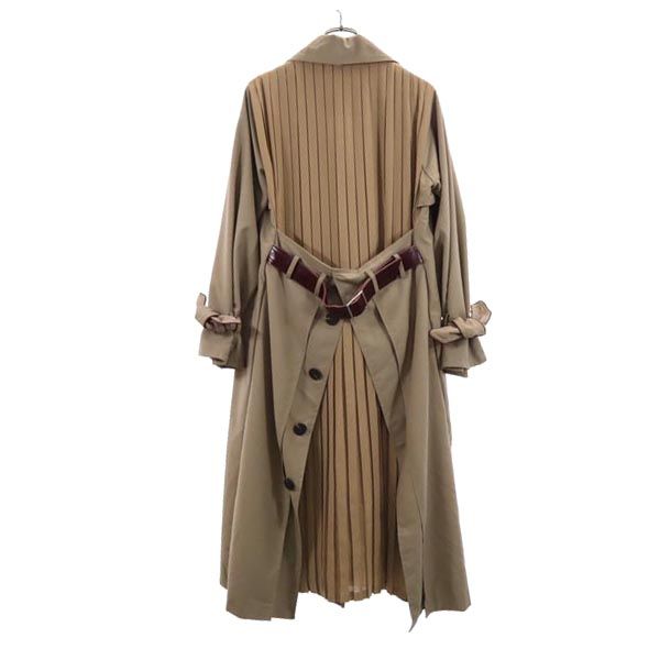 AMERI UNDRESSED Switch Design Switch Design Trench Coat Beige Women Used