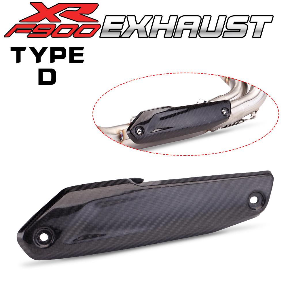 Carbon Fiber Exhaust for F900XR & F900R Motorcycles (2020-21) - Modified Front & Full Sections