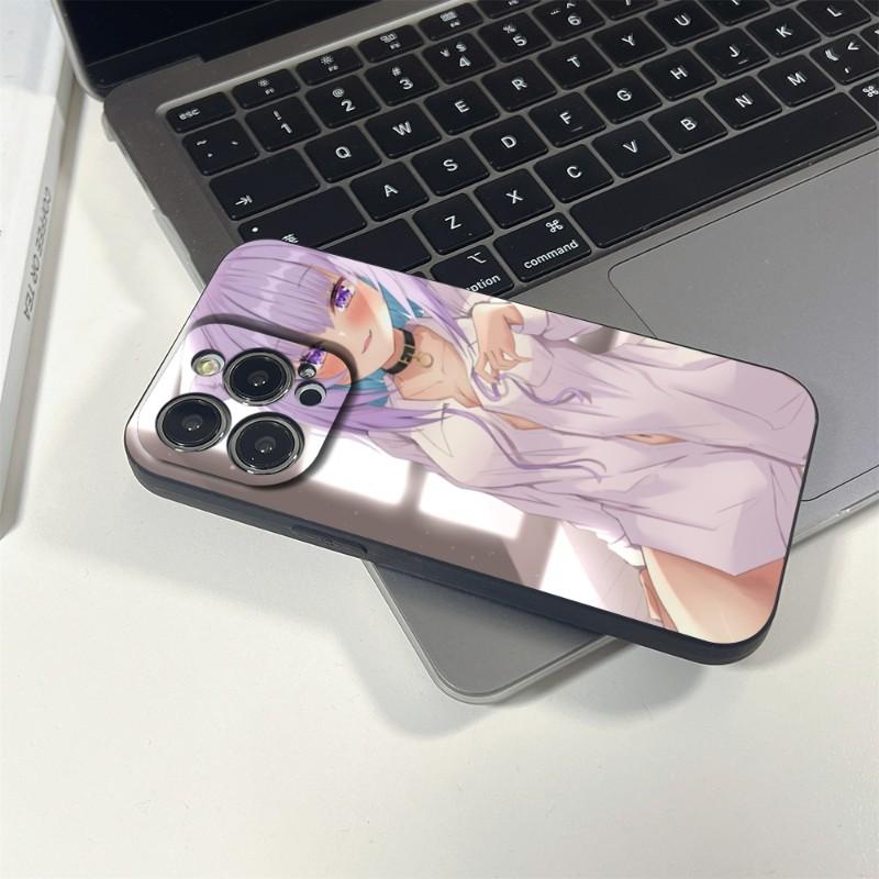 Nekomata Okayu HOLOLIVE Phone Case FOR IPhone 14 13 11 12 Pro 8 7 Plus X 13 Pro MAX XR XS MINI SE 2020 Black Covers