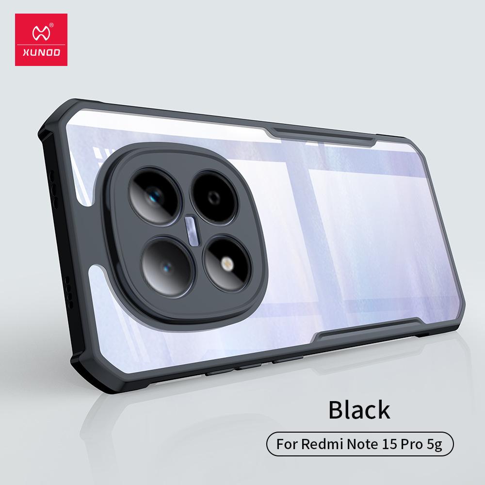 XunDi Redmi Note 15/15 Pro+ Coque de protection fine anti-chute