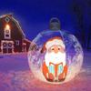 Transparent Giant Inflatable Christmas Ball With Lights Christmas Ornaments Christmas PVC Inflatable Decorated Ball