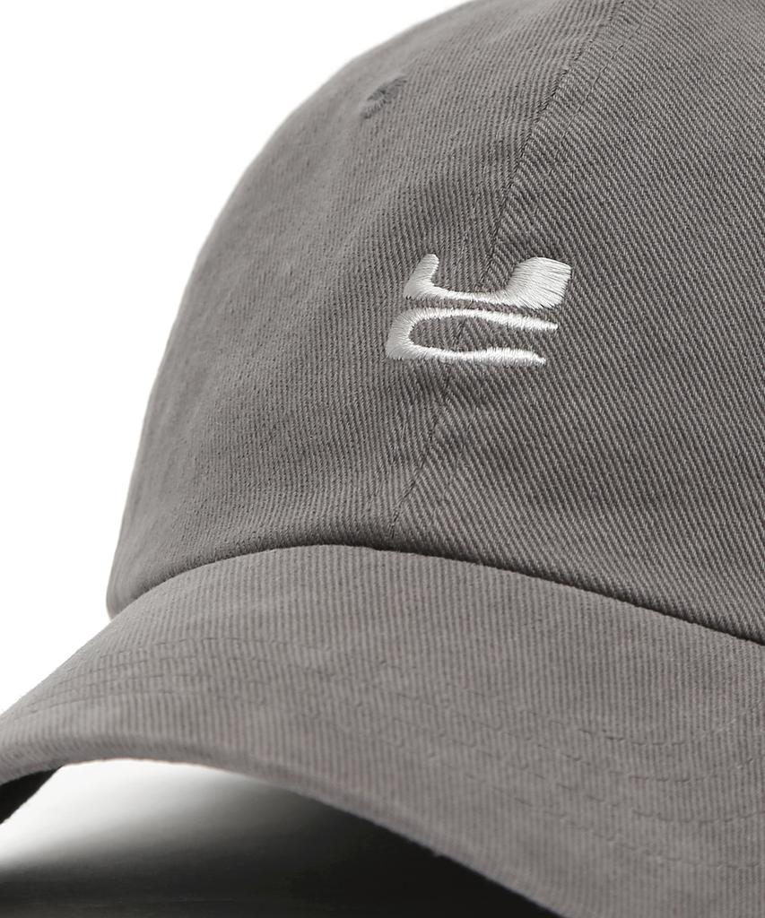 Eondeokeonteulol Four Seasons Cotton Logo Embroidered Basic Soft Top Unisex Ball Cap Uc / Washed B B / Charcoal