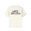 Camiseta Casual de Manga Corta y Cuello Redondo Suelta de la Serie Kyrie Irving Tops Unisex Blanco Vainilla 172521103-1