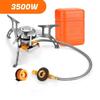 Camping Gas Stove Portable Folding Outdoor Backpacking Stove Tourist Equipment Fit For Cooking Hiking Picnic 3500W