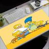 The Simpsons Theme Mouse Pad, Non Slip Rubber Base, Multifunctional Office & Home Decor, Perfect for Workspace Personalization.