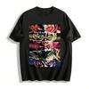 Anime Characters Print Casual Streetwear Top For Anime Fans Pure Cotton T-shirt