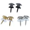 1 Pair Practical Mushroom Head Guitar Strap Buttons Locks With Mounting Screws