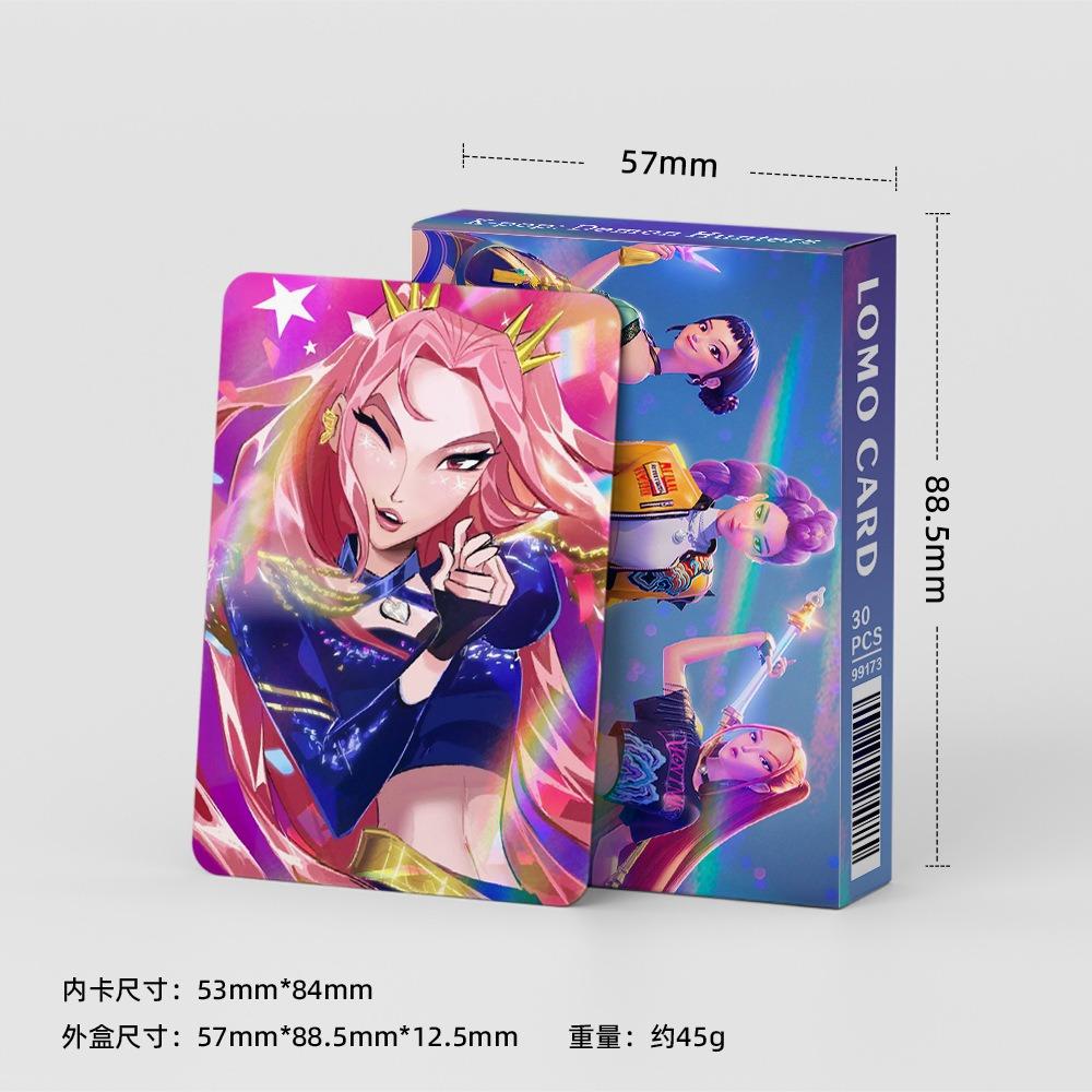 92 STUKS K-POP Demon Hunters Postkaarten Sticker Huntrix Saja Jongens Derpy Pocards Fans Verzameling HD Lomo Po Kaarten Kinderen Cadeaus