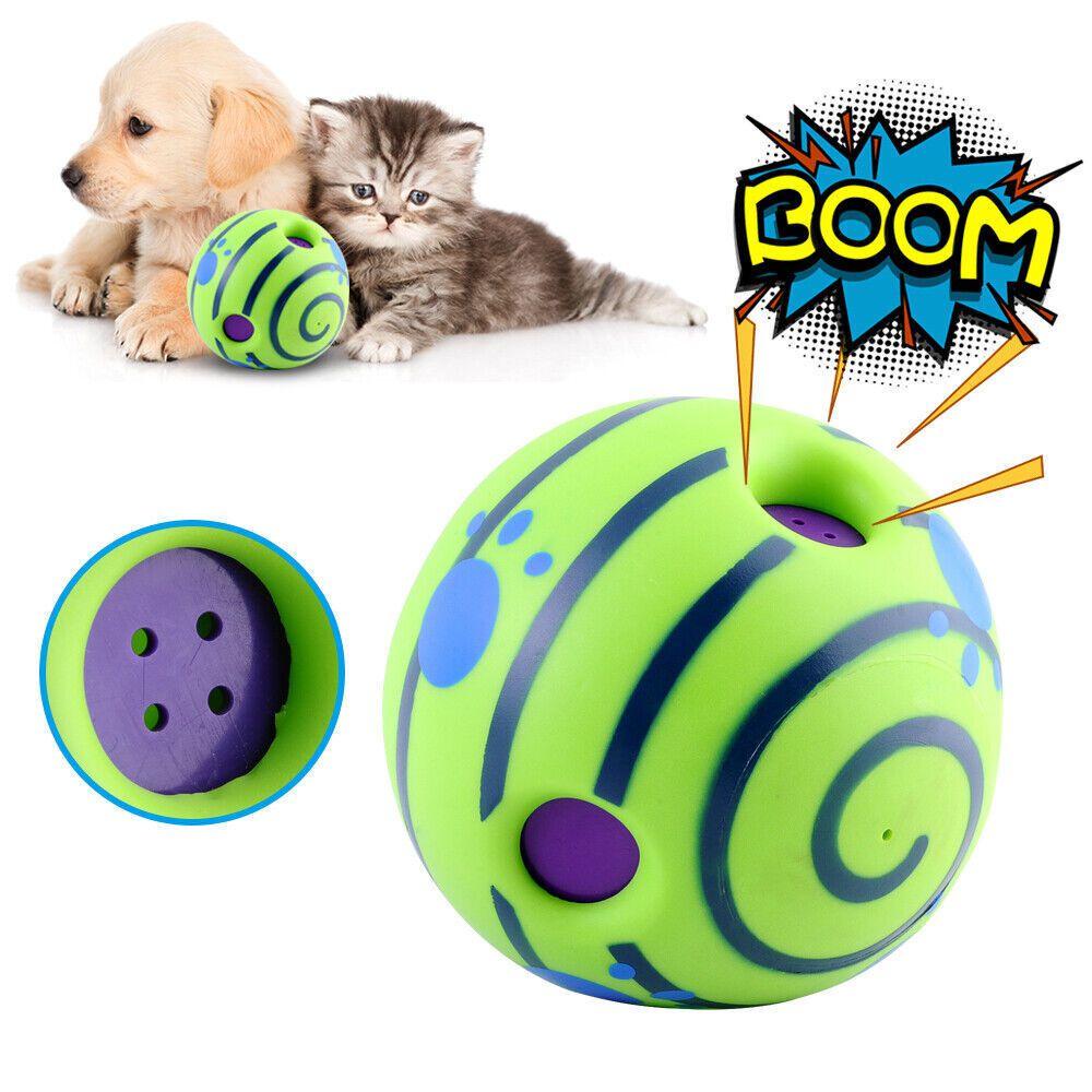 Pet Dog Toy Rolling Sound Ball For Molar And Boredom Relief Bite Resistant And Self-praise Design