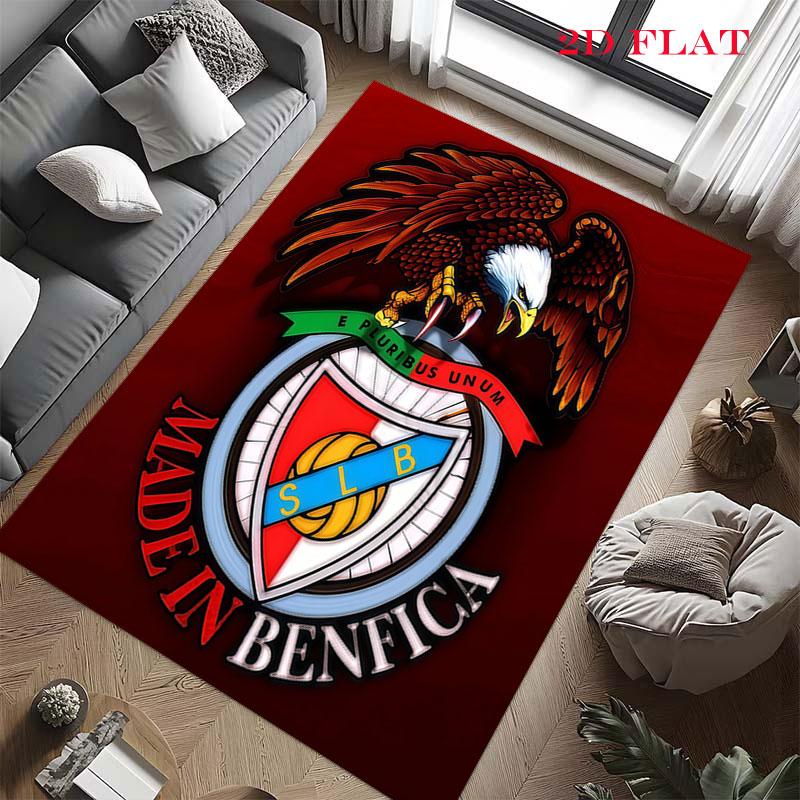 S.L. Benfica POSTER Carpet Rug for Living Room Bedroom Home Sofa Decoration,Kids Play Nonslip Floor Mat