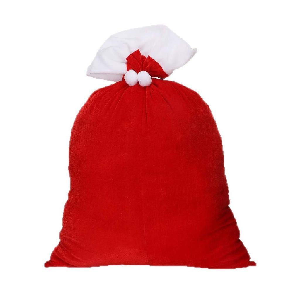 Xmas Decoration Creative Extra Large Christmas Bag Huge Red Santa Claus Gift Bag Durable Reusable Candy Bag New Year