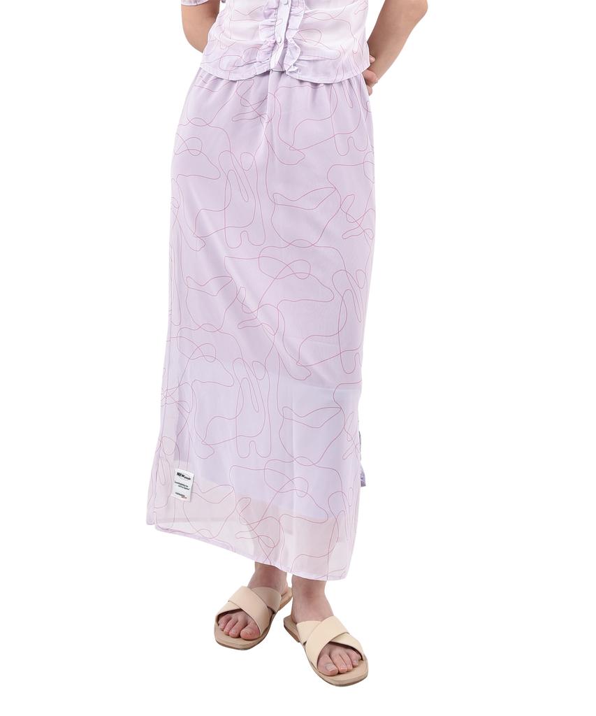 Catharsis Chiffon Long Skirt Lv_Free