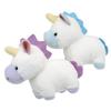 Breloc cu mascotă unicorn [Pereche de lanțuri cu bile de pluș NicoNui] Set de 2