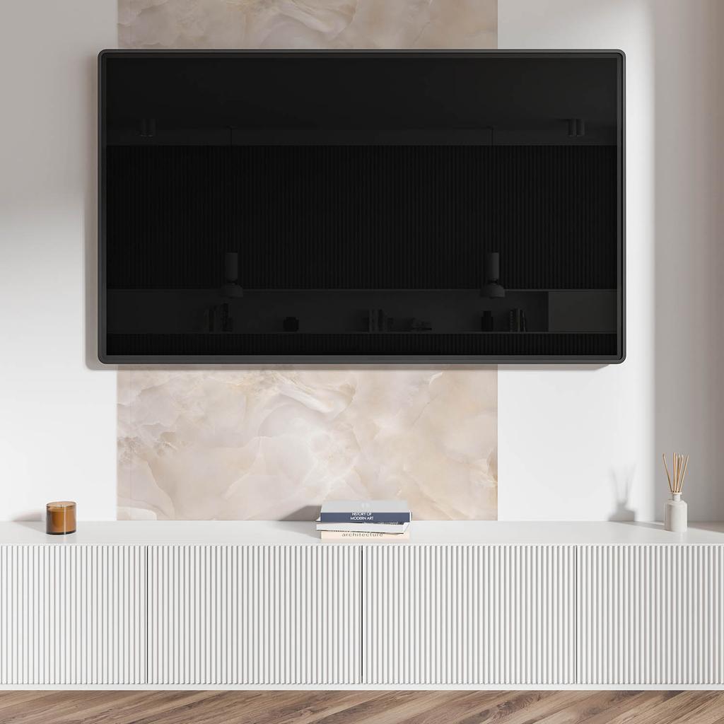 Self-Adhesive Vinyl Panel With Print For Living Room 100x50 Cm Abstract Marble Pattern