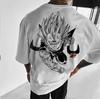 Dragon Ball Tendance Manches Courtes Tendance Été Confort Sportif Décontracté Demi-Manches Populaire Vêtements pour Couple Demi-Manches Manches Courtes