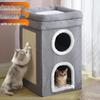 Three-Layer Foldable Cat Bed: Warm, All-Season Comfort