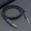 Audio Connection Cable Extended by 5 Meters, 10 Meters, 15 Meters AXU Car Audio Speaker 3.5mm Dual Head Adapter Cable for Car Use