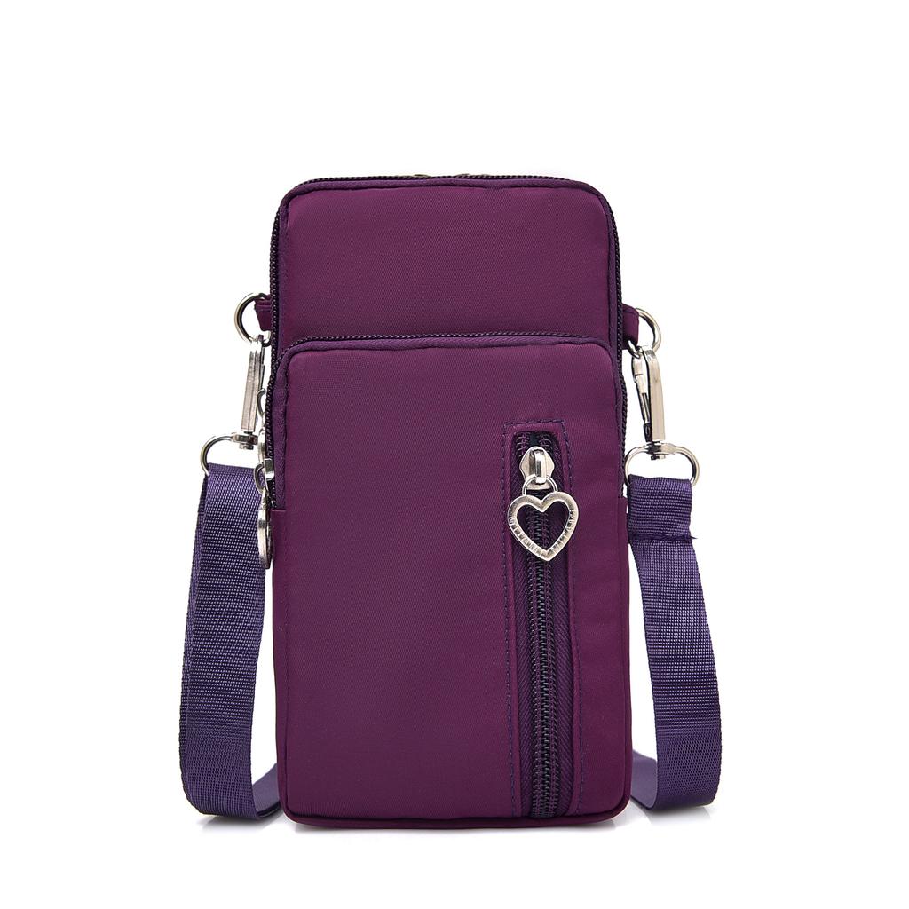 Bolso cuadrado deportivo para hombre y mujer, minibolsa para teléfono móvil, bolsos de hombro tipo bandolera, 1 ud.