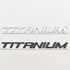1pc Chrome Black Car Sticker Logo TITANIUM Rear Boot Badge Emblem For Ford Ecosport Fiesta Focus Mondeo Edge Escape Kuga Galaxy