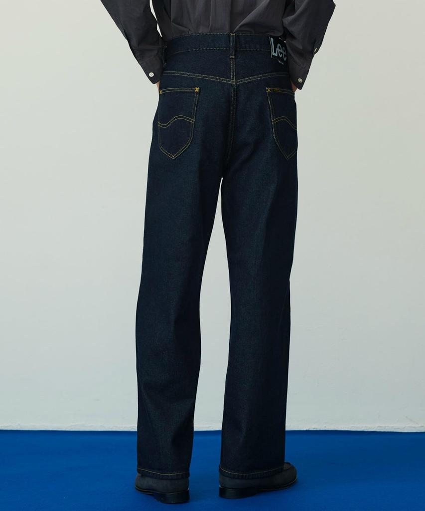 Lee Wide Straight Denim One Men's Pants, Wash/Rinse