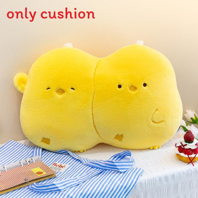 Plush Cat Pillow With Super Soft Short Plush For Lounge Couch Decor