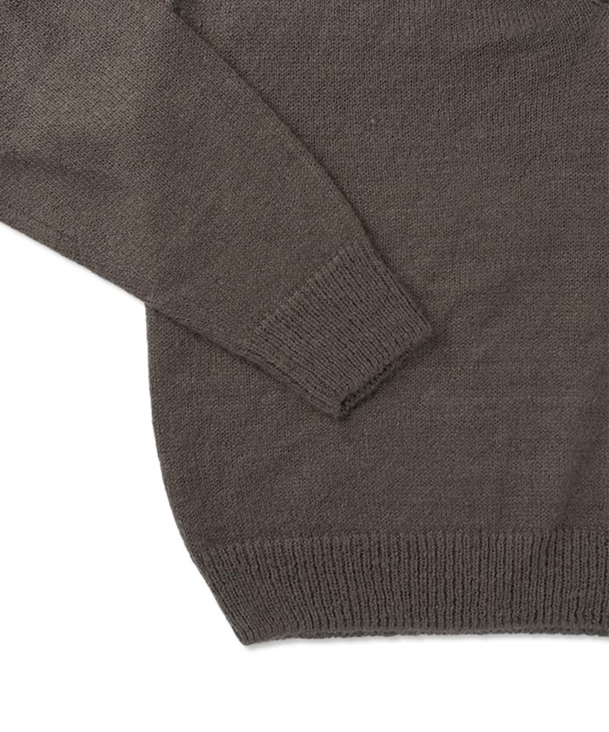 WITHOUT SUMMER Moa V-Neck Knit_Mocha