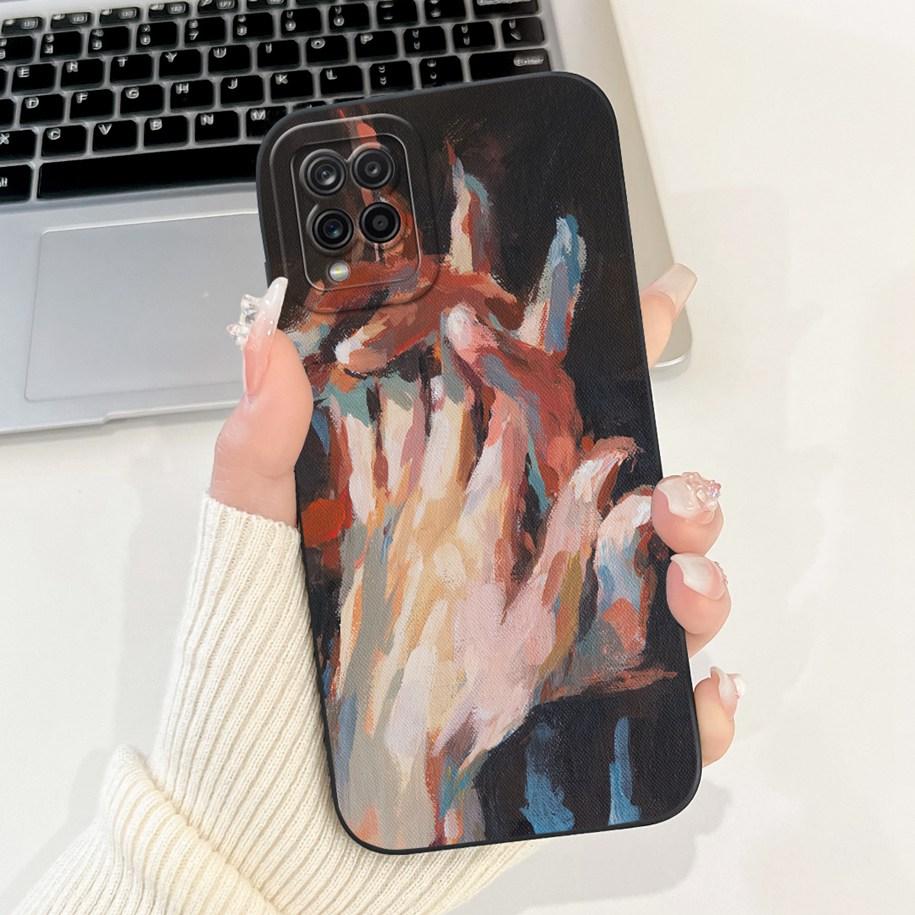 For Samsung Galaxy A12 Case SM-A125F Camera Protection Cover Cute Cartoon TPU Phone Case For Samsung M12 F12 SM-M125F A 12 Funda