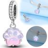 Copper Metal Pink Doll Princess Pink Square Box Charm Bead Component Pendant Bead Component Bead Components Compatible With Charm Bead Component