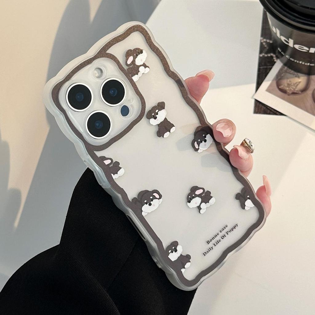 Personalized cartoon puppy phone case for Apple phones