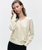 MARIE CLAIRE Whole Garment Wool V-Neck Knit (Mafckn18Miv)