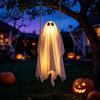 Dekorativní duch na okap Halloweenská závěsná dekorace Venkovní houpačka Ozdoba Strašidelné přední dveře Veranda Zahrada Odolný vůči počasí Párty