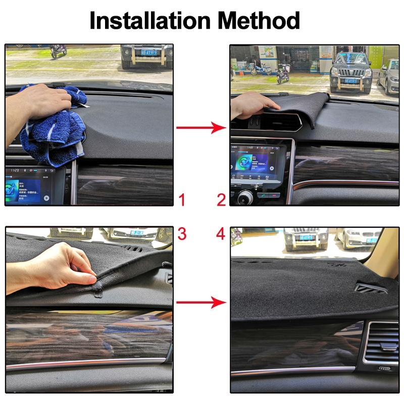 2 Layer Car Dashboard Cover Dash Mat Carpet For Toyota Wigo Agya 2018   LHD RHD Rug Sunshade Dash Board Cover Auto Sun