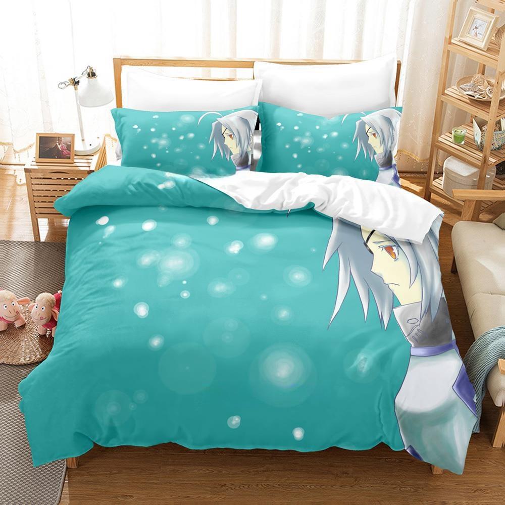 Nouvelle Mode Impression 3D Anime Jeu Blazblue Ensemble de Literie Dessins Animés Ensemble Trois Pièces Chambre d'Adulte Enfant Housse de Couette Ensembles Textiles de Maison