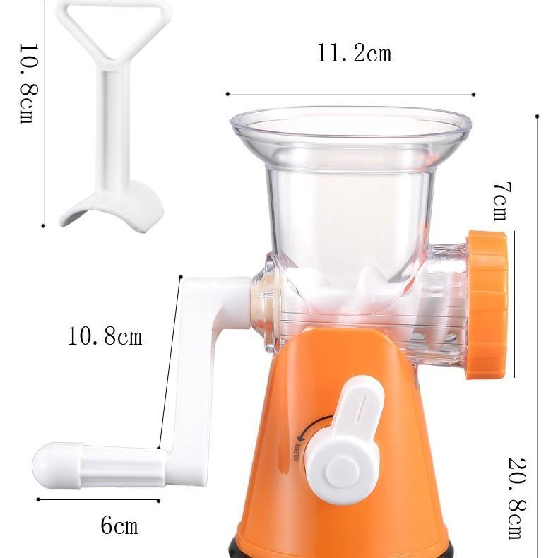 Picadora de Carne Manual Multifunción Con Cuchilla Desmontable Para Cocina Casera
