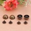 8/10/12/16/20mm Punk Cloth Button Metal Nail Clothes/Bag/Shoes Solid Nail Bolt Round Head Screws Mushroom Dome Strap Rivets