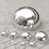 1PC 1.0mm Thick Gazing Hemisphere Ball Reflective Ball Mirror Polished Diameter 51mm-200mm
