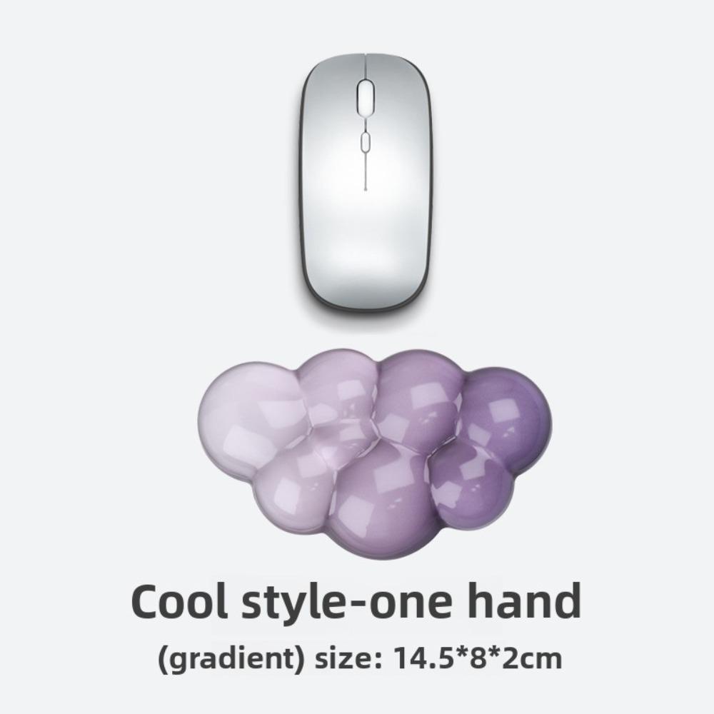 Gradient Silicone Wrist Support Cloud Shape Wrist Pad Portable Keyboard Wrist Rest Gamer